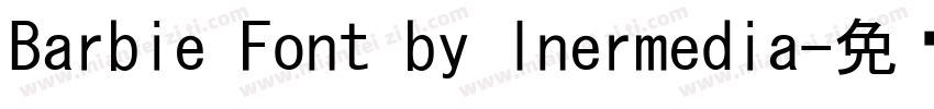 Barbie Font by lnermedia字体转换